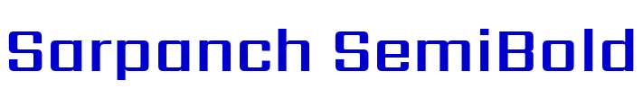 Sarpanch SemiBold font